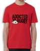 Gonga Unisex Rugby Addicted to Black Red