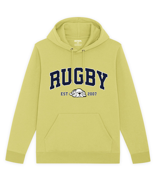Bluza Gonga Hoodie Rugby Basic Navy Apple Green