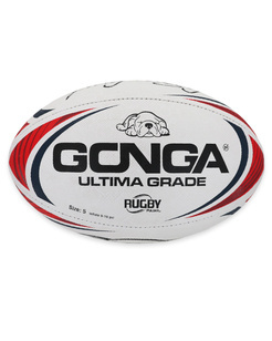 Gonga Rugby Ultima Stripes Red/Navy size 5 Digi Grip