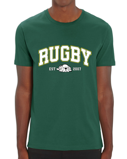 Gonga Unisex Rugby Basic Yellow Bottle Green