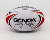 Gonga Rugby Ultima Stripes Red size 5 Digi Grip