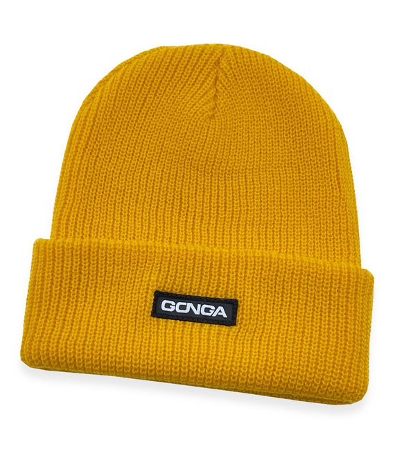 GONGA RIB BEANIE GOLDEN YELLOW box