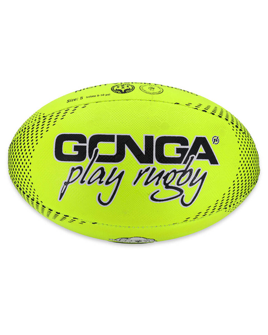 Gonga Rugby Night Vision Yellow Fluoro Digi Grip size 5