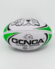 Gonga Rugby Ultima Stripes Green size 5 Digi Grip