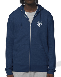 Bluza Gonga Hoodie Juvenia Kraków Smok  ZIP Black Heather Blue