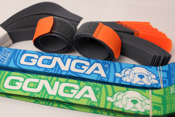 GONGA RUGBYTAG  - zestaw Blue/Green rozm 3