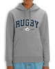 Bluza Gonga Unisex Hoodie Rugby Basic Navy Mid Heather Grey