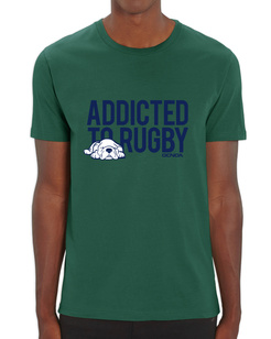 Gonga Unisex Rugby Addicted Bottle Green