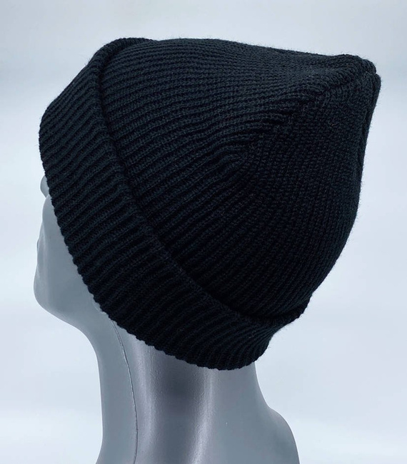 GONGA RIB BEANIE BLACK grey box