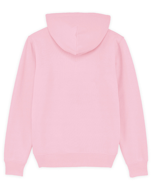 Gonga Unisex Hoodie Regular Fit Basic Cotton Pink