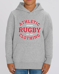 Bluza Gonga Kids Hoodie Athletic Red Heather Grey