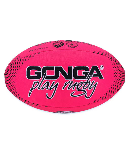 Gonga Rugby Night Vision Pink Fluo Digi Grip size 4