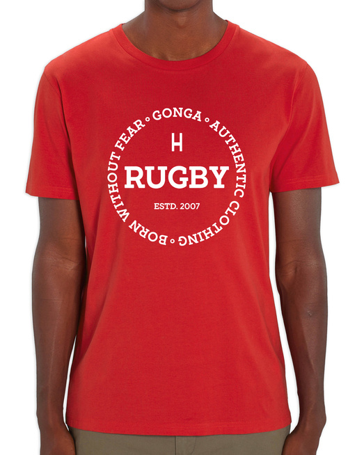 Gonga Unisex Circle Rugby Red