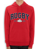Bluza Gonga Hoodie Rugby Basic Navy Red