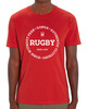 Gonga Unisex Circle Rugby Red